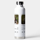 音楽モダン曲カスタムカップルの再生リストの写真 ウォーターボトル (左面)