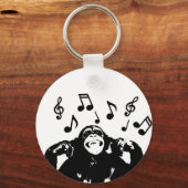 音楽モンキーザル キーホルダー (正面)