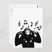 音楽モンキーザル ポストカード (正面/裏面)