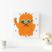 音楽モンスター スクエア壁時計 (ホーム)