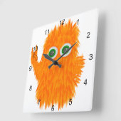 音楽モンスター スクエア壁時計 (傾斜)