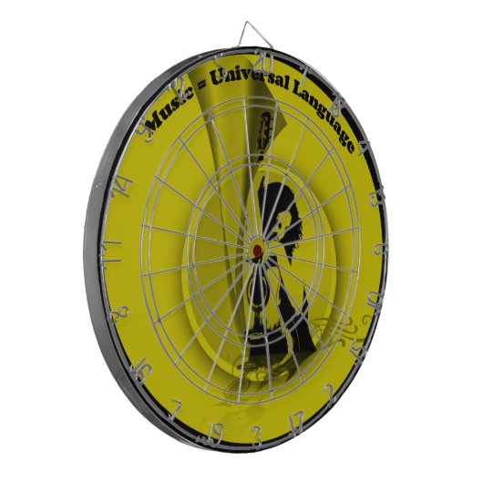 音楽ユニバーサル言語 ダーツボード (正面左)