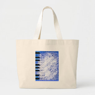 音楽ライブ_ ラージトートバッグ