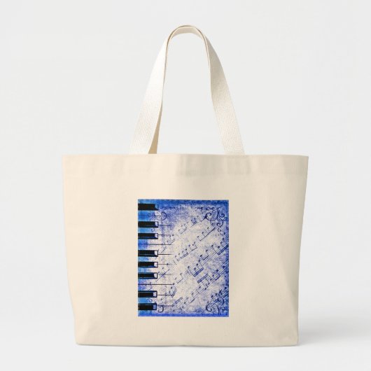 音楽ライブ_ ラージトートバッグ (正面)