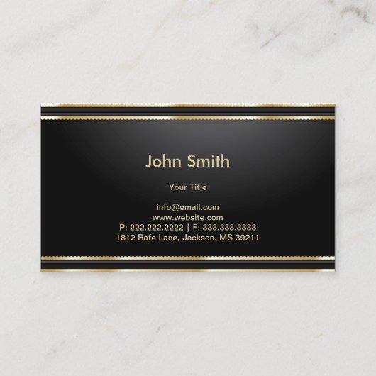 音楽ラグジュアリーダイヤモンドパターンピアノレッスン 名刺 (裏面)