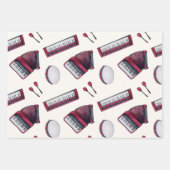 音楽ラッピング紙シート ラッピングペーパーシート (正面)