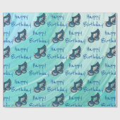 音楽ラッピング紙 ラッピングペーパー (フラット)