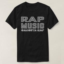 音楽ラップのギャングラップの Tシャツ