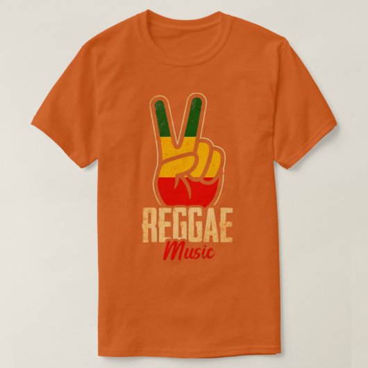 音楽ラブピース Tシャツ (デザイン正面)