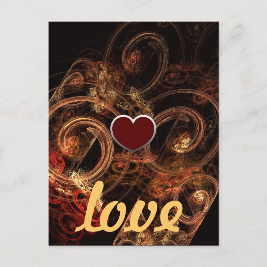 音楽ラブポストカード ポストカード (正面)