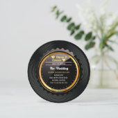 音楽レコード |おもしろい結婚式招待状 | Qr結婚ズ 招待状 (スタンド正面)