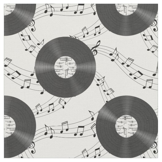 音楽レコード ファブリック (クローズアップ)