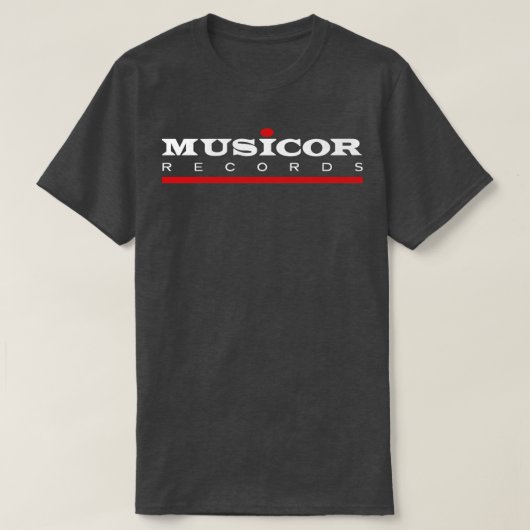 音楽レコード Tシャツ (デザイン正面)
