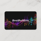 音楽レッスンビジネスカード 名刺 (正面)