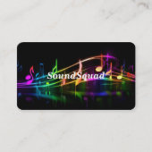 音楽レッスンビジネスカード 名刺 (正面)