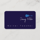音楽レッスンブルーギター 名刺 (正面)