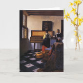 音楽レッスン カード (黄色い花)