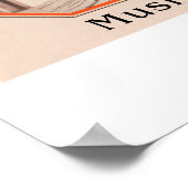 音楽レッスン ポスター (角)