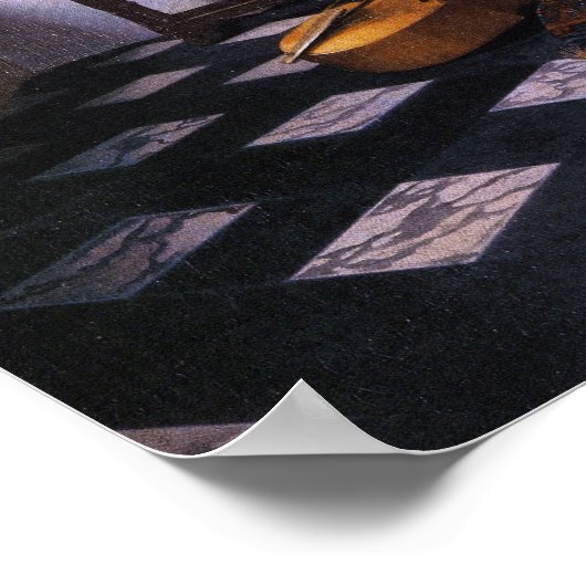 音楽レッスン ポスター (角)