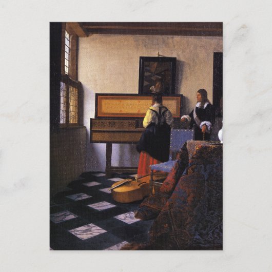 音楽レッスン ポストカード (正面)