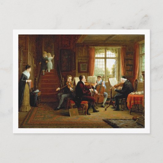 音楽レッスン ポストカード (正面)