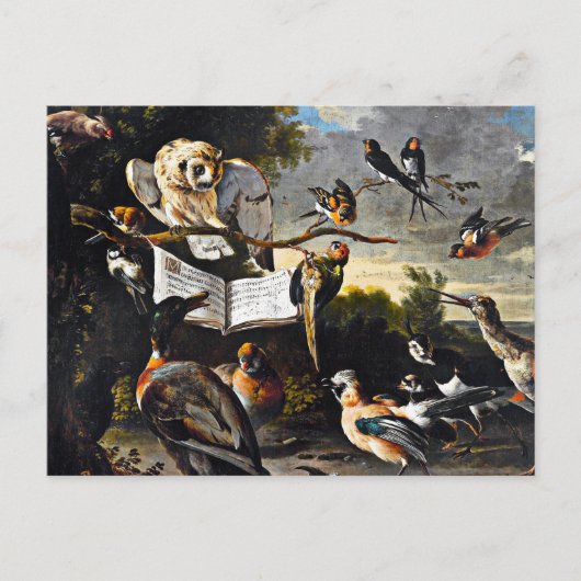 音楽レッスン ポストカード (正面)