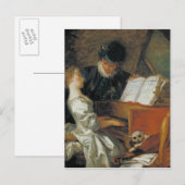 音楽レッスン ポストカード (正面/裏面)