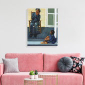 音楽レッスン#1 2000 キャンバスプリント (インサイチュ (リビング))