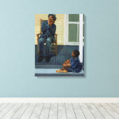 音楽レッスン#1 2000 キャンバスプリント (インサイチュ (ウッドフロア))