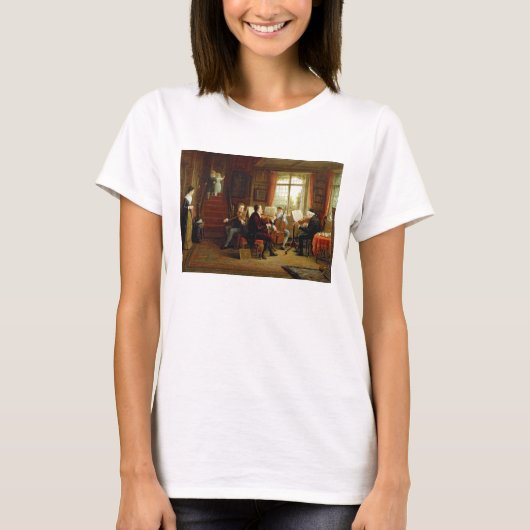 音楽レッスン Tシャツ (正面)