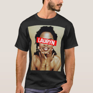 音楽レトロシンガーLaurynソングライターHil Cute Grap Tシャツ