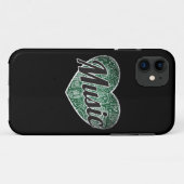 音楽レトロハートBlackboard Love Case-Mate iPhoneケース (裏面(横))