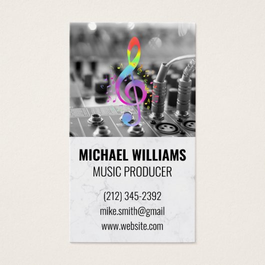 音楽ロゴ |サウンドボードミキサー |技術 (正面)