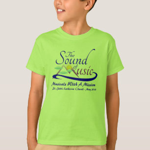 音楽ワイシャツ(子供)のMWAMの音 Tシャツ