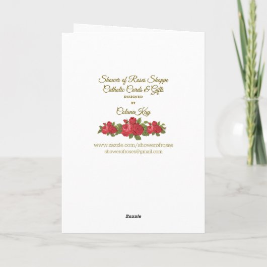 音楽ヴァージンメアリーベビーイエズホリーノート シーズンカード (裏面)