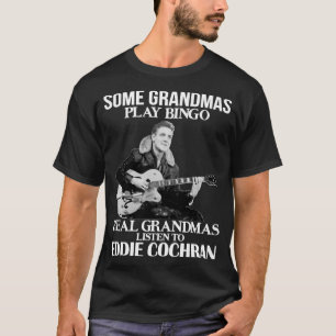 音楽ヴィンテージレトロいくつかのgrandmas遊ビンゴ実在ン tシャツ