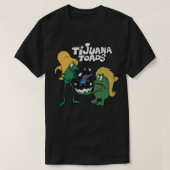 音楽ヴィンテージレトロのオマージュ隠し漫画チャ Tシャツ (デザイン正面)