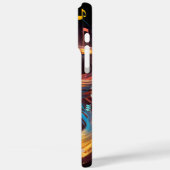 音楽万華鏡のように千変万化するパターン Case-Mate iPhoneケース (裏面 / 左)