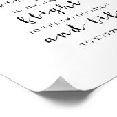 音楽与えは宇宙への魂、プラトン引用文 ポスター (角)