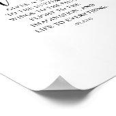 音楽与えは宇宙への魂、プラトン引用文 ポスター (角)