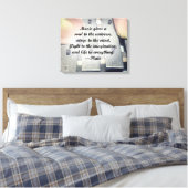 音楽与えソウルベルバラデザイン キャンバスプリント (インサイチュ (寝室))