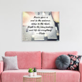 音楽与えソウルベルバラデザイン キャンバスプリント (インサイチュ (リビング))