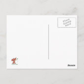 音楽与え私の魂の翼ミュージックノートバード ポストカード (裏面)