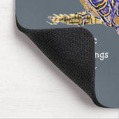 音楽与え私の魂の翼ミュージックノートバード マウスパッド (コーナー)