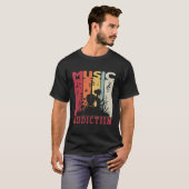 音楽中毒 Tシャツ (正面フル)