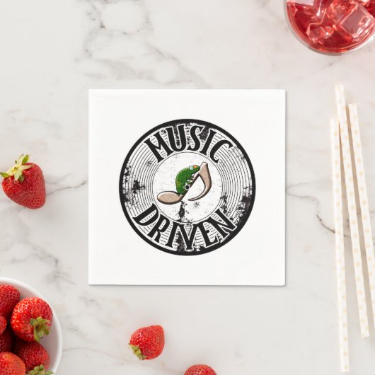 音楽主導のナプキン スタンダードカクテルナプキン (インサイチュ)