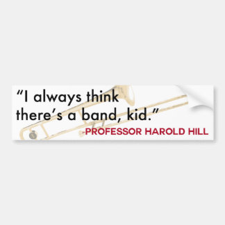 音楽人のバンパーステッカー バンパーステッカー