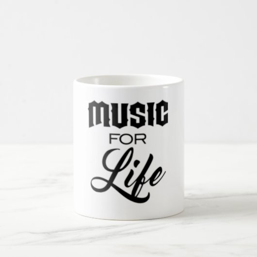 音楽人生マグカップ コーヒーマグカップ (中央)