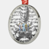 音楽人 メタルオーナメント (左)