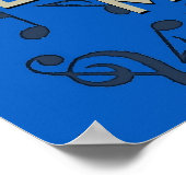 音楽保のポスタ ポスター (角)